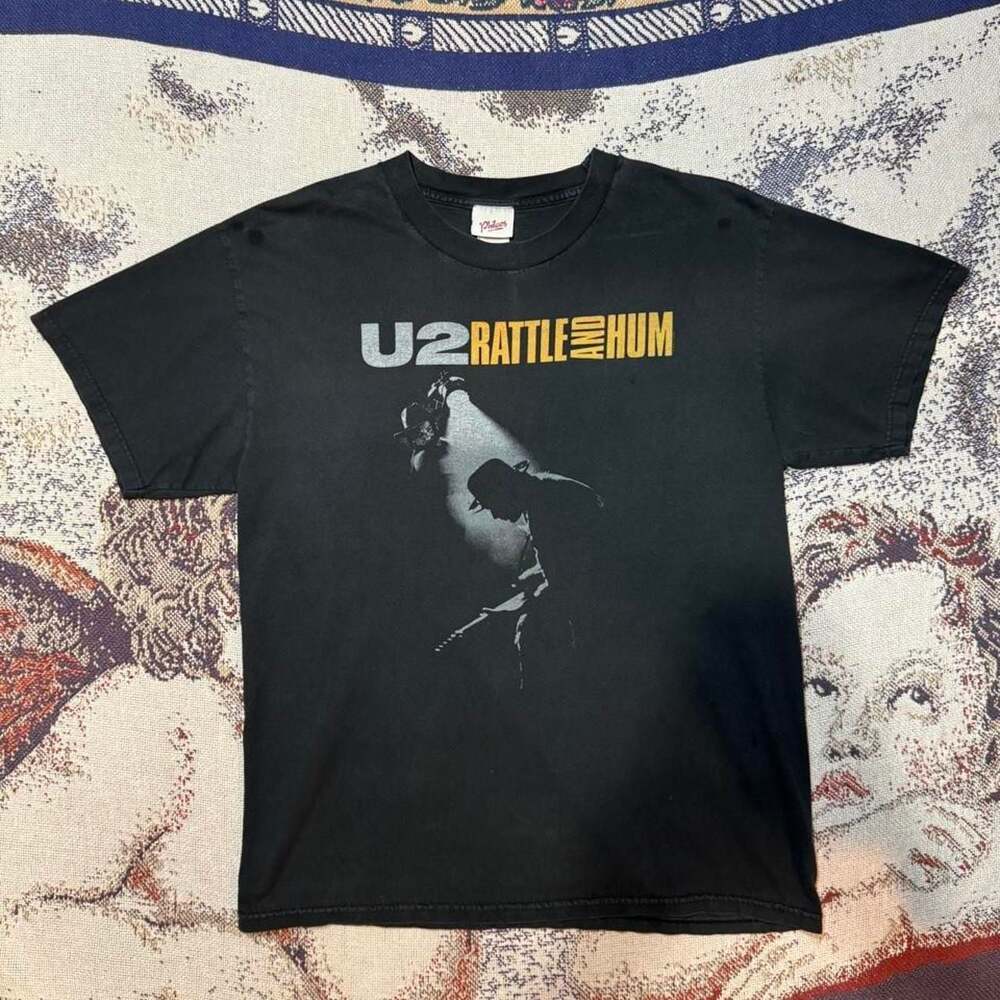 Philcos U2 Rattle and Hum Band Tee Large